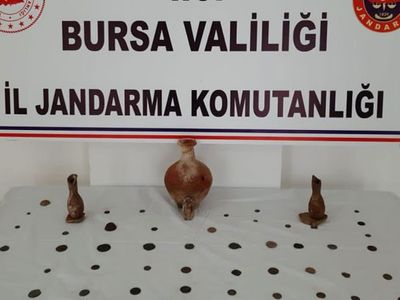Bursa’da Roma Ve Bizans Dönemine Ait Tarihi Eserler Yakalandı