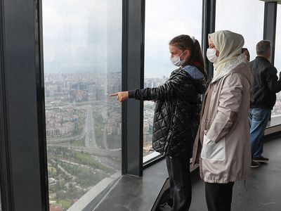 Çamlıca Kulesi'ne Ziyaret Akını Devam Ediyor! Haziran Ayında 39 Bin 174 Kişi Tarafında Ziyaret Edildi