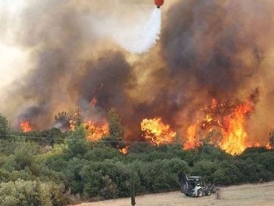 Çanakkale Çan ilçesinde orman yangını; Olay yerine çok sayıda ekip sevk edildi