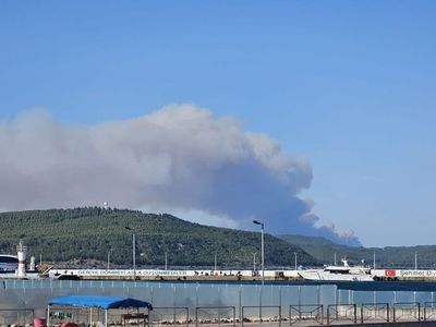Çanakkale Gelibolu'da Orman Yangınına Hızla Müdahale Ediliyor