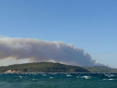 Çanakkale Gelibolu'da Orman Yangınına Müdahale İlerlemesi
