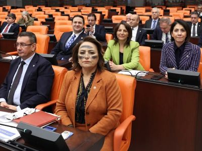 CHP'li vekilden 'maden' protestosu