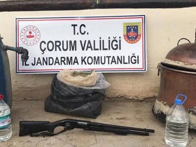Çorum'da Sahte İçki Operasyonu : 1 Kişiye Gözaltı