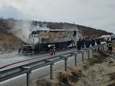 Çorum'da yolcu otobüsü kazası!