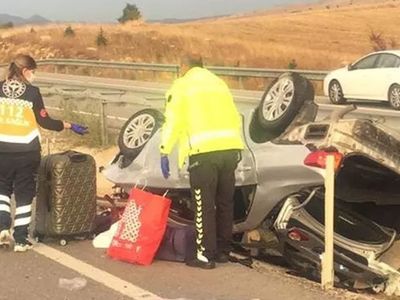Çorum'dan Ankara'ya Kızlarını Üniversite Kaydına Götürüyorlardı! Korkunç Kaza