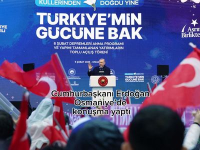 Cumhurbaşkanı Erdoğan 6 Şubat depremlerinin 3'üncü yılında Osmaniye'deydi
