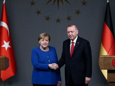 Cumhurbaşkanı Erdoğan, Almanya Başbakanı Merkel İle Görüştü