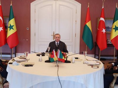 Cumhurbaşkanı Erdoğan, Gine ve Senagal Liderleriyle Görüştü