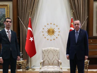 Cumhurbaşkanı Erdoğan İle Muhsin Yazıcıoğlu'nun Oğlu Bir Araya Geldi
