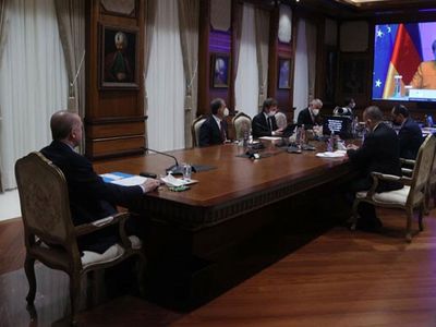 Cumhurbaşkanı Erdoğan, Merkel'le Görüştü