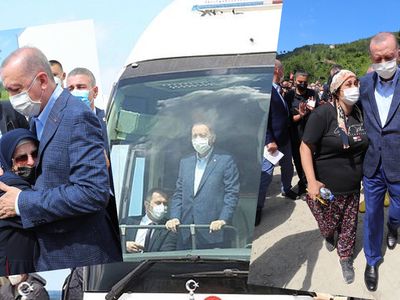 Cumhurbaşkanı Erdoğan Sel Bölgesinde Konuştu! 'Ne Gerekiyorsa Yapılacak'