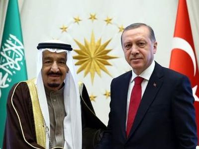 Cumhurbaşkanı Erdoğan, Suudi Arabistan Kralı Selman ile Görüştü