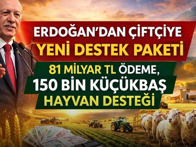 Cumhurbaşkanı Erdoğan’dan Çiftçiye Yeni Destek paketi: