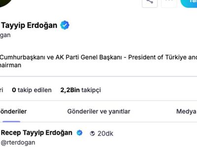 Cumhurbaşkanı Erdoğan'dan NSosyal Üzerinden İlk Paylaşım