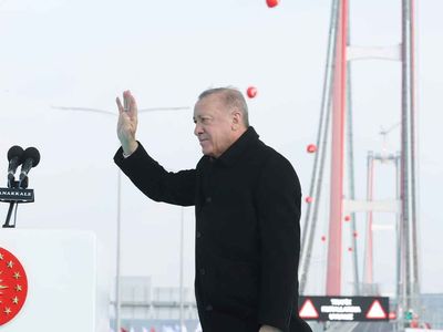 Cumhurbaşkanı Recep Tayyip Erdoğan, 1915 Çanakkale Köprüsü'nün açılışında konuşuyor!