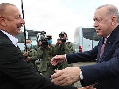 Cumhurbaşkanı Recep Tayyip Erdoğan Azerbaycan'da! Azerbaycan Cumhurbaşkanı İle Birlikte Şuşa'yı Ziyaret Ediyor