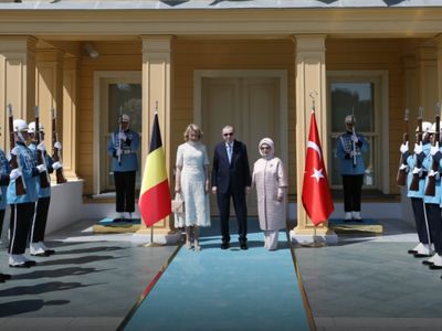Cumhurbaşkanı Recep Tayyip Erdoğan, Belçika Kraliçesi Mathilde İle Vahdettin Köşkü’nde Bir Araya Geldi