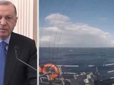 Cumhurbaşkanı Recep Tayyip Erdoğan Mavi Vatan-2022 Tatbikatı'na canlı bağlantıyla katıldı!