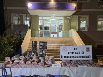 Didim’de sentetik hap imalatına baskın: 100 milyon TL değerinde ürün ele geçirildi