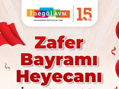 İnegöl AVM, 30 ağustos zafer bayramı için renkli etkinlikler düzenliyor