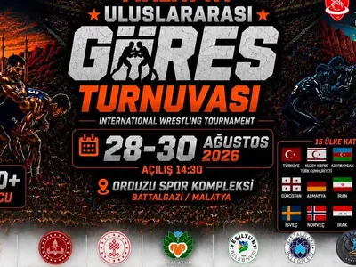 Malatya'da uluslararası güreş organizasyonu: 15 ülkeden bin 19 sporcu mindere çıkıyor