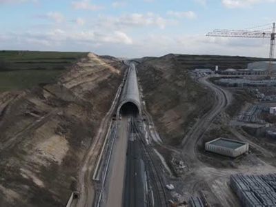 Demir Yolu Projesi'nin Çerkezköy- Kapı Kule Hattının Yarısı Tamamlandı