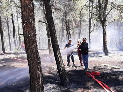 Denizli’de Çıkan Orman Paniğe Neden Oldu