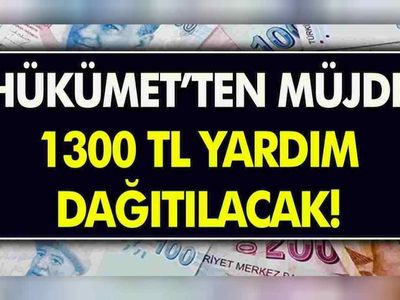 Devlet tarafından ailelere başvurusuz 1.300 TL para ödemesi yapılacak! Kimliğiyle PTT’ye giden parasını alabilecek