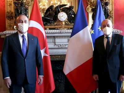 Dışişleri Bakan Çavuşoğlu Fransız Mevkidaşı ile Görüştü