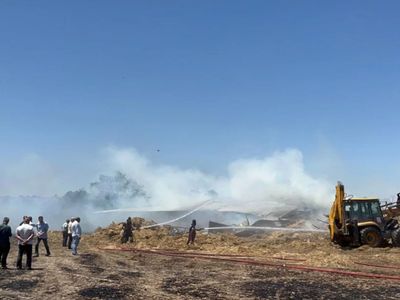 Diyarbakır ve Mardin yangınları ders olmadı: Tekirdağ’da da anız yangını meydana geldi! 50 dönüm ekili buğday küle döndü
