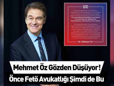 Doktor Mehmet Öz, skandallara doymuyor! FETÖ elebaşını savunan Öz, şimdide Türk vatandaşlığından çıkacağını açıkladı