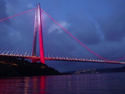 Dünyada ilk! Gece Görüşü Kamera Yavuz Sultan Selim Köprüsü'ne Kuruldu
