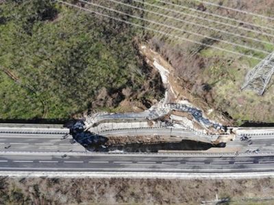 Düzce-Zonguldak Yolunda Çökme