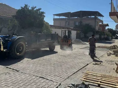 Germencik’te belediye ekipleri çalışmalarına hız kesmeden devam ediyor