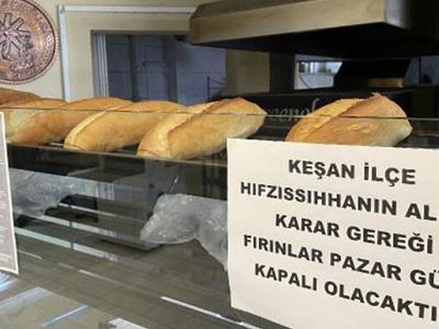 Edirne'de Pazar Günleri Ekmek Çıkmayacak
