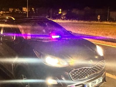 Edirne'de Usulsüz Çakar Kullanan Sürücüye Yüksek Ceza