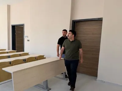 Yayladağı'nda meslek yüksekokulu inşaatında son aşamalar
