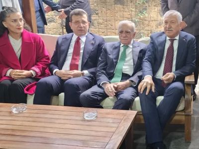Ekrem İmamoğlu, Mardin'de Ahmet Türk ile bir araya geldi