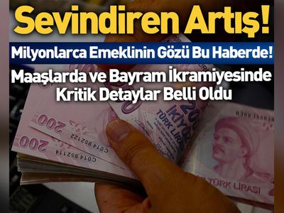 Emekliye iki müjde birden: Emekli maaşları ve emekli bayram ikramiyesinde kritik detay belli oldu!