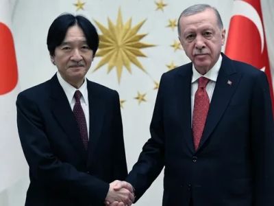 Erdoğan, Japonya Veliaht Prensi Fumihito ile görüştü