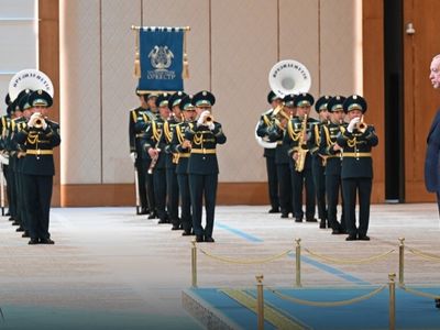 Erdoğan Kazakistan’da Resmî Törenle Karşılandı