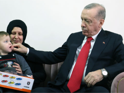 Erdoğan taziyeye gitti