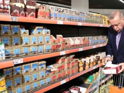 Erdoğan'dan Tarım Kooperatiflerine Destek Amaçlı Market Alışverişi