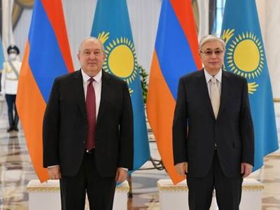 Ermenistan Cumhurbaşkanı Kazakistan'da Törenle Ağırlanıyor!