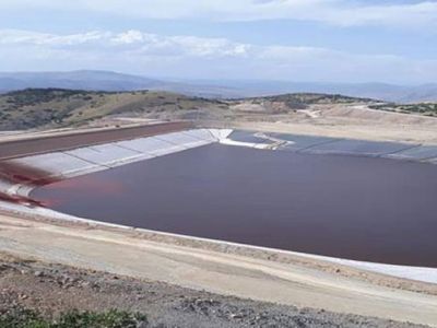 Erzincan'da çevre kirliliğine neden olan altın madeninin faaliyeti durduruldu