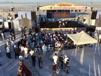 Eskil Tuz Gölü uluslararası kültür festivali başladı