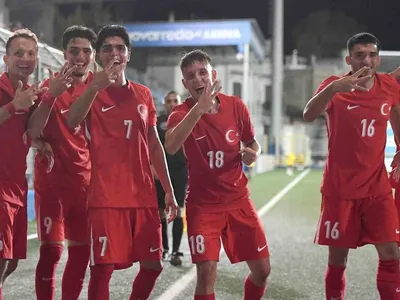 U20 milli futbol takımından etkileyici galibiyet: Kuzey Makedonya'yı 3-0 yenmeyi başardılar