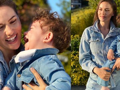 Fahriye Evcen ve Burak Özçivit Çiftinin Oğlu Karan Magazincilerin Mikrofonunu Ele Geçirdi