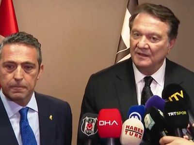 Fenerbahçe'den Beşiktaş'a ziyaret: Dolmabahçe'de Hasan Arat ve Ali Koç zirvesi gerçekleşti