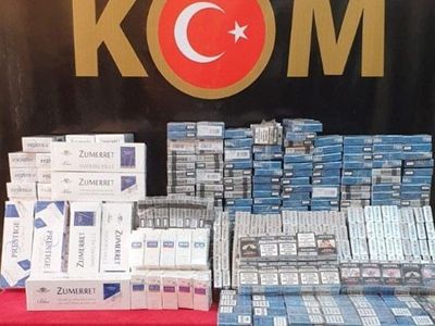 Gaziantep'te 4 Bin 680 Paket Kaçak Sigara Ele Geçirildi